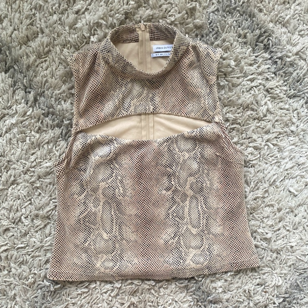 Urban Outfitters Snake Print Top